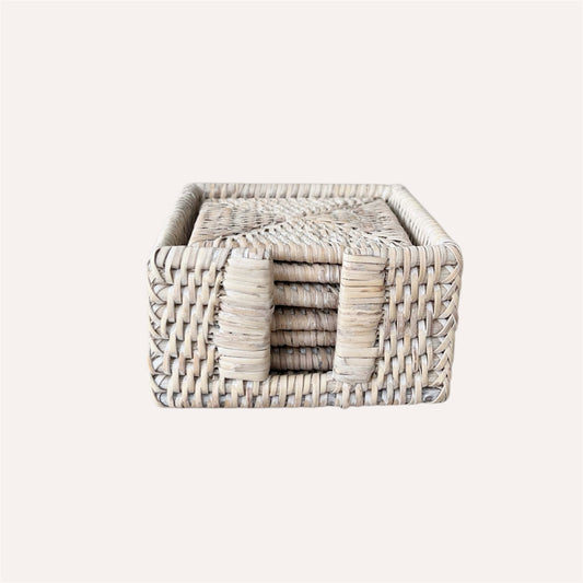 Square Rattan Coasters