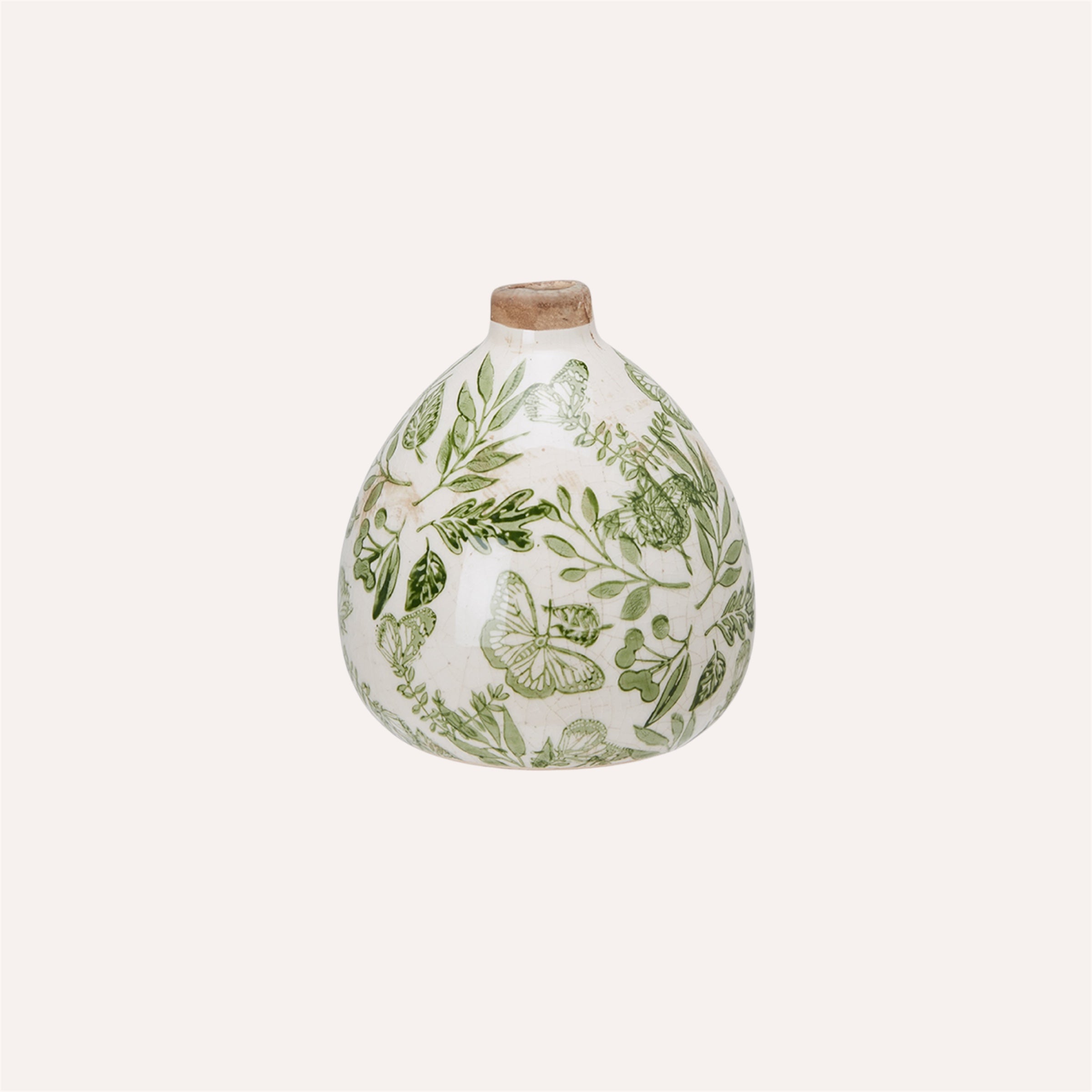 Green Vintage Style Vase