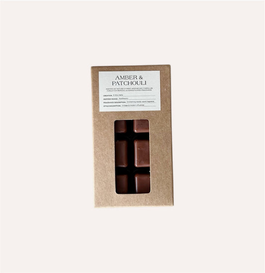 Pack of 8 Wax Melts Amber & Patchouli