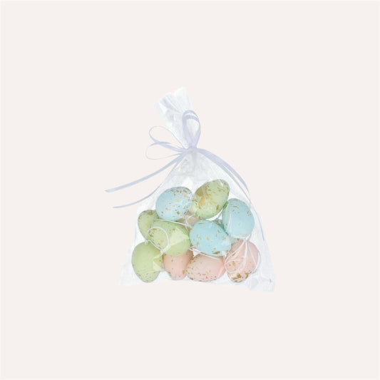 12 Mini Pastel Eggs