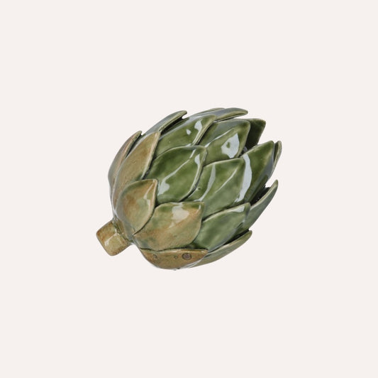 Green Ceramic Artichoke