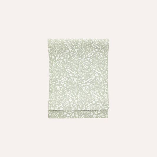 Sage Floral Table Runner