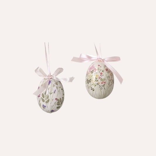 Floral Hanging Eggs