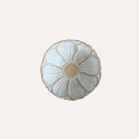 Stoneware Flower Bowl