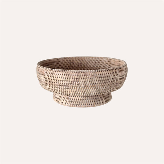 Rattan Round Bowl