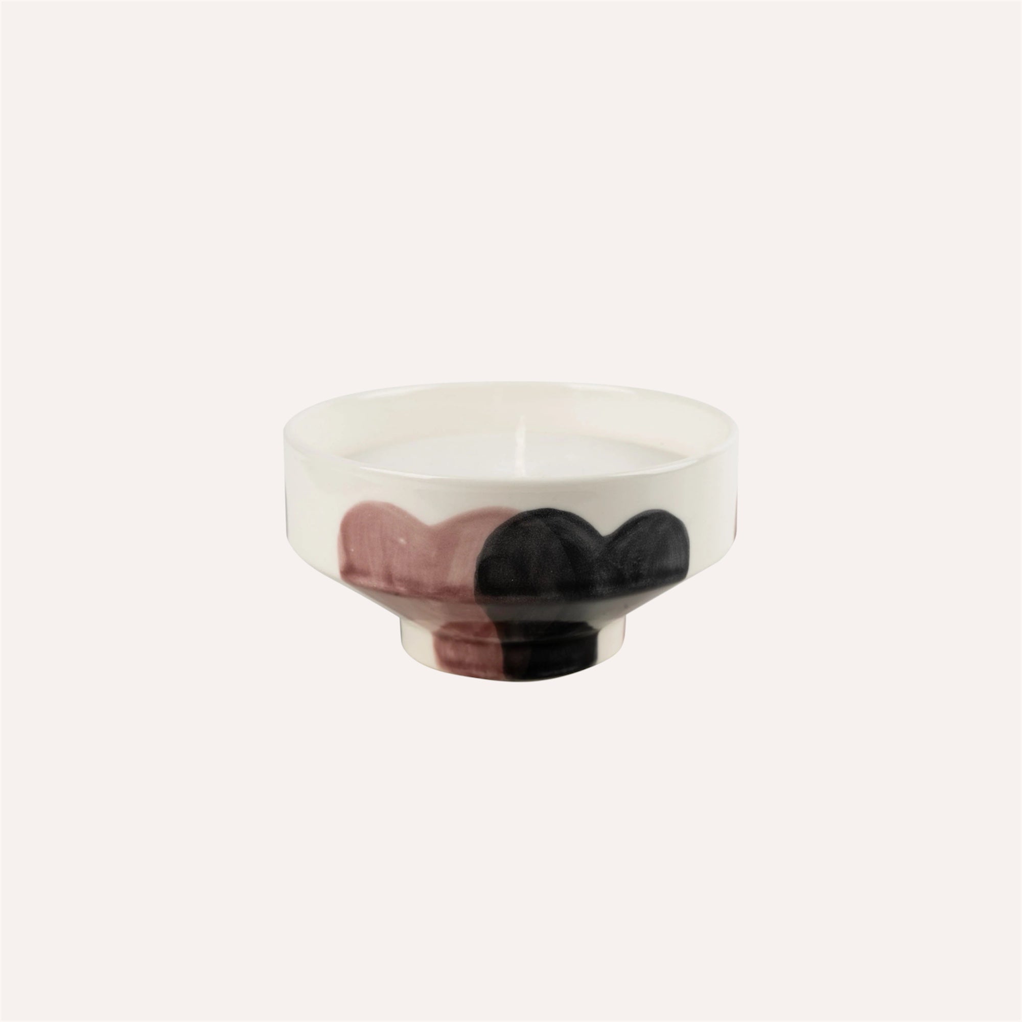 Plum Ceramic Candle Bowl