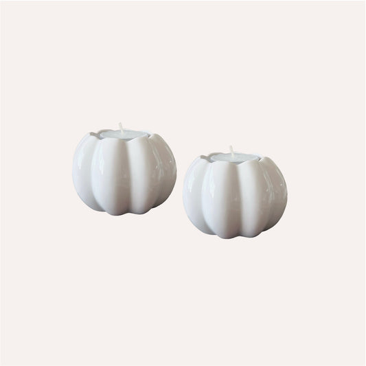 Set of Pumpkin T-Light Holder’s