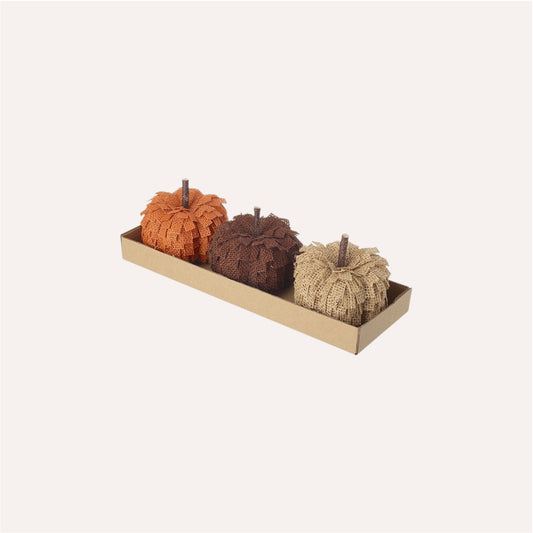 Set Of 3 Pumpkins