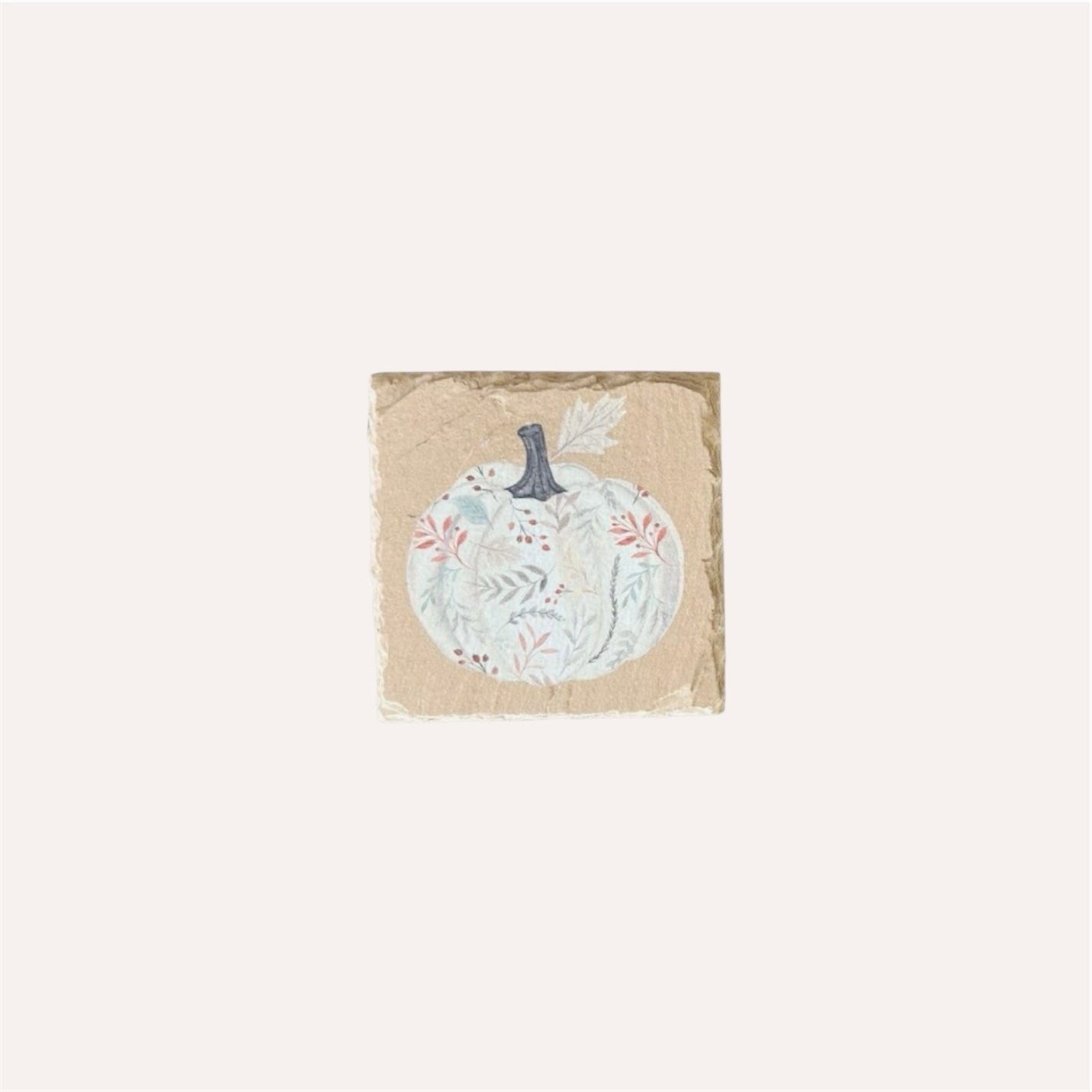 Slate Pumpkin Coaster