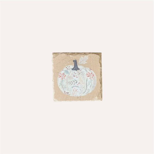 Slate Pumpkin Coaster