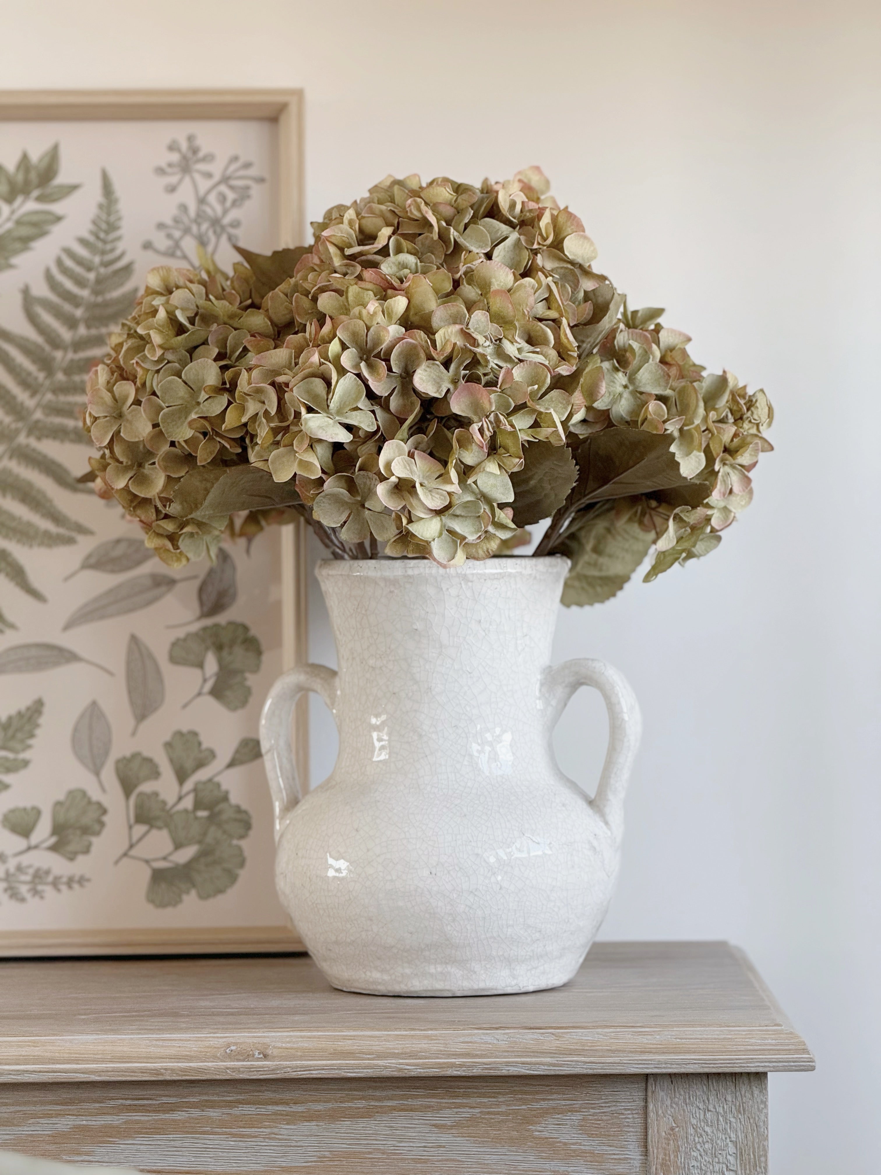 Ravello Vase with Handles White