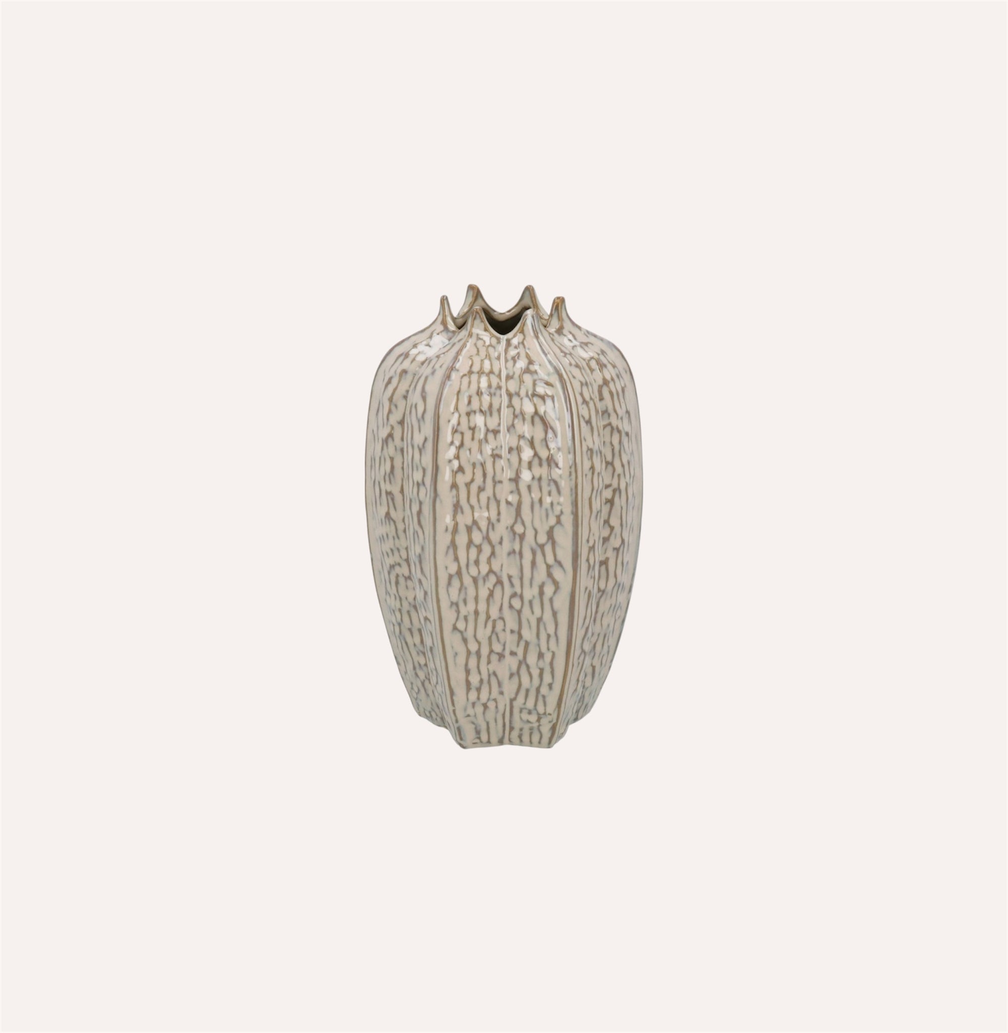 Large Stoneware Pod Vase