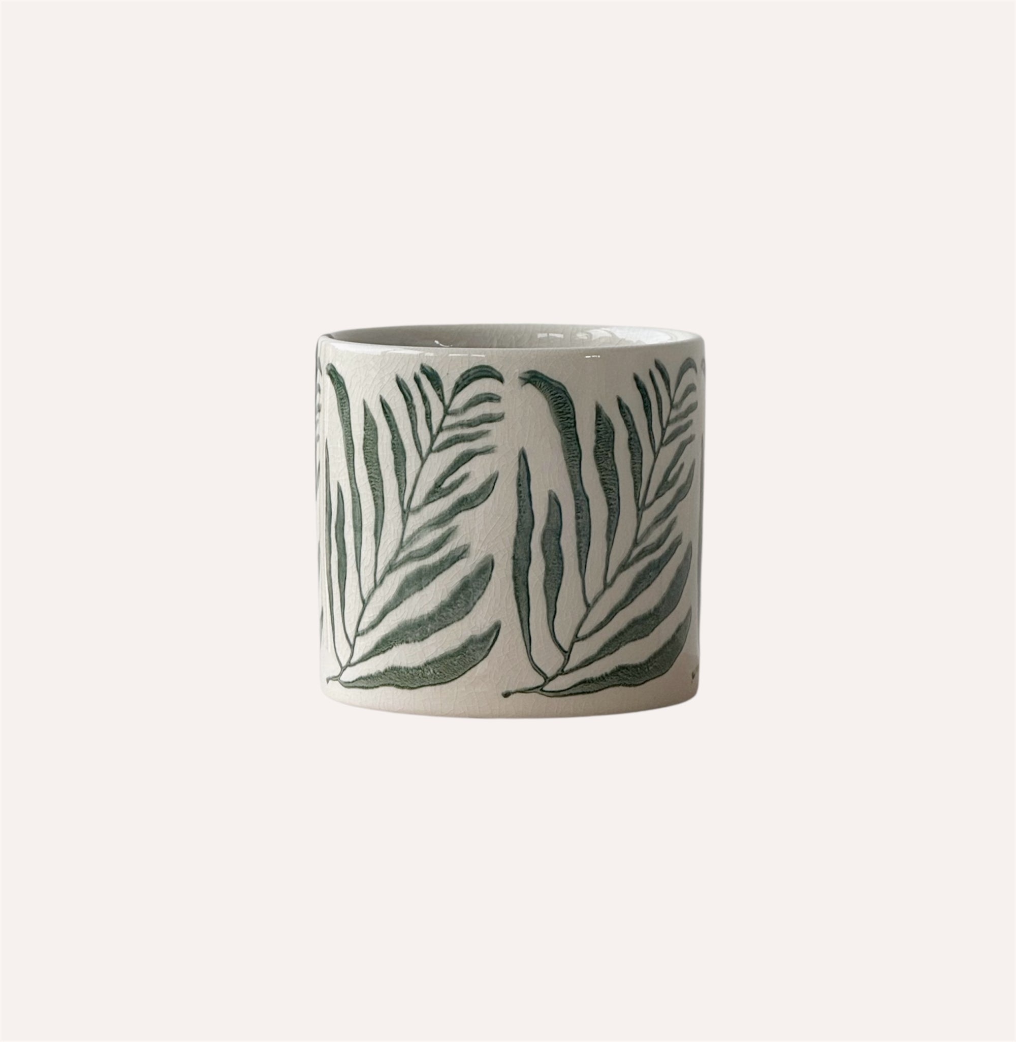 Large Green Leaf Pot
