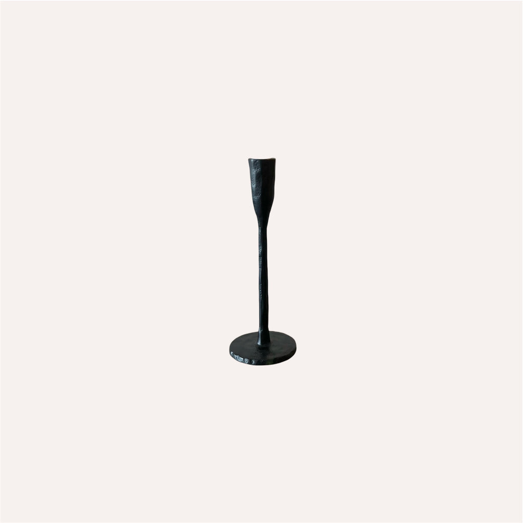 Black Dinner Candle Holder