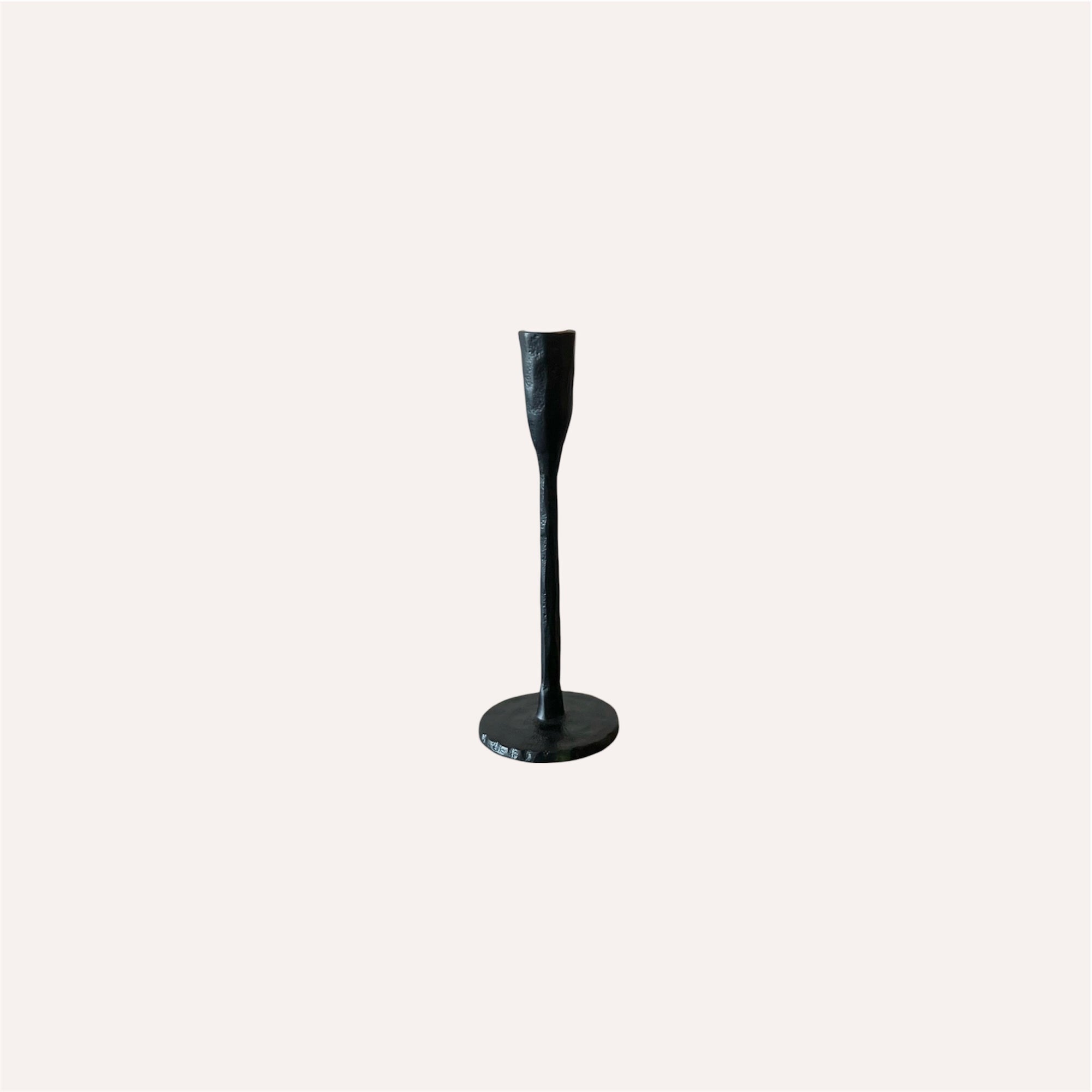 Black Dinner Candle Holder