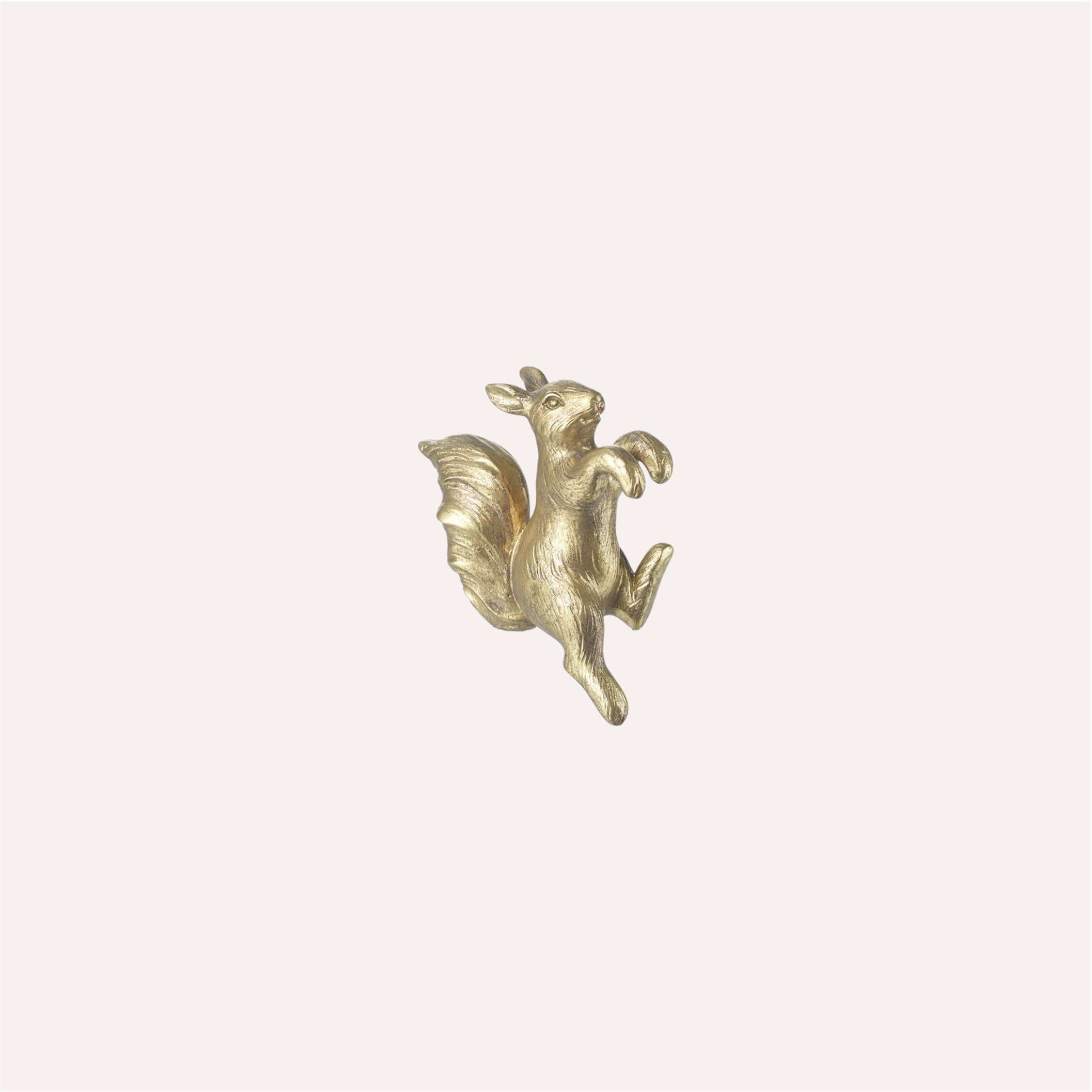 Gold Squirrel Pot Hanger