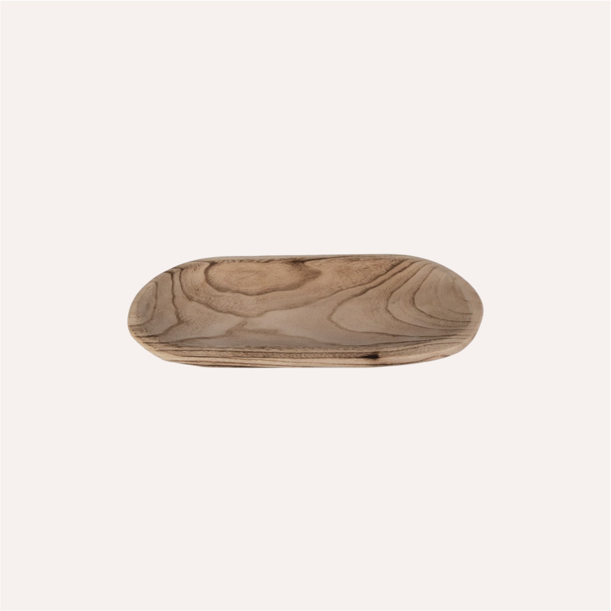 Oval Natural Wooden Tray