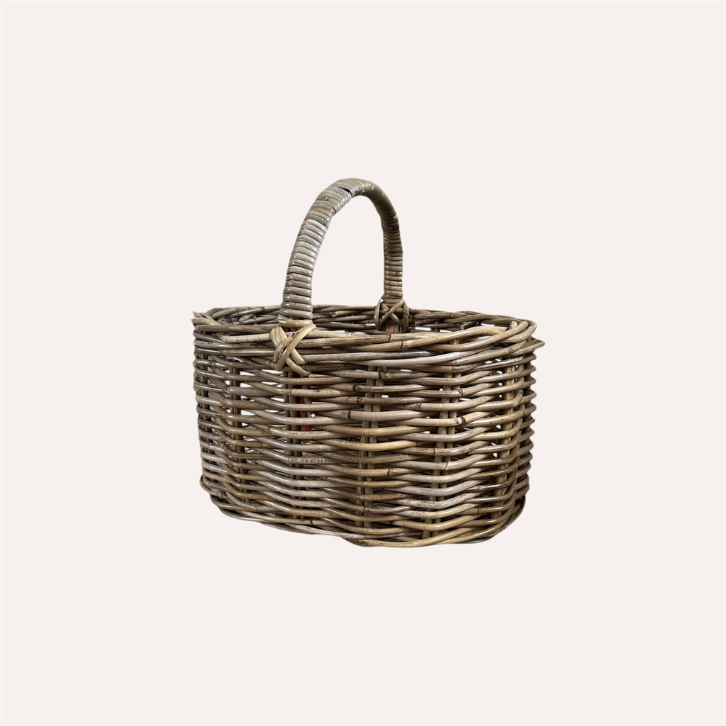Oval Rattan Basket