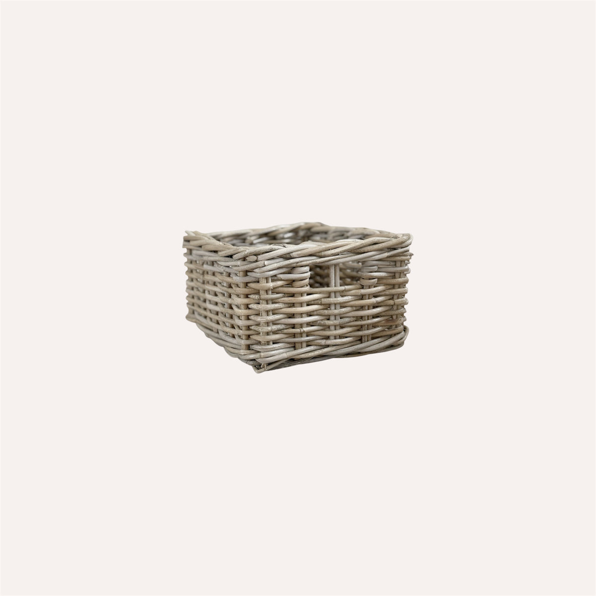 Oblong Rattan Storage Basket