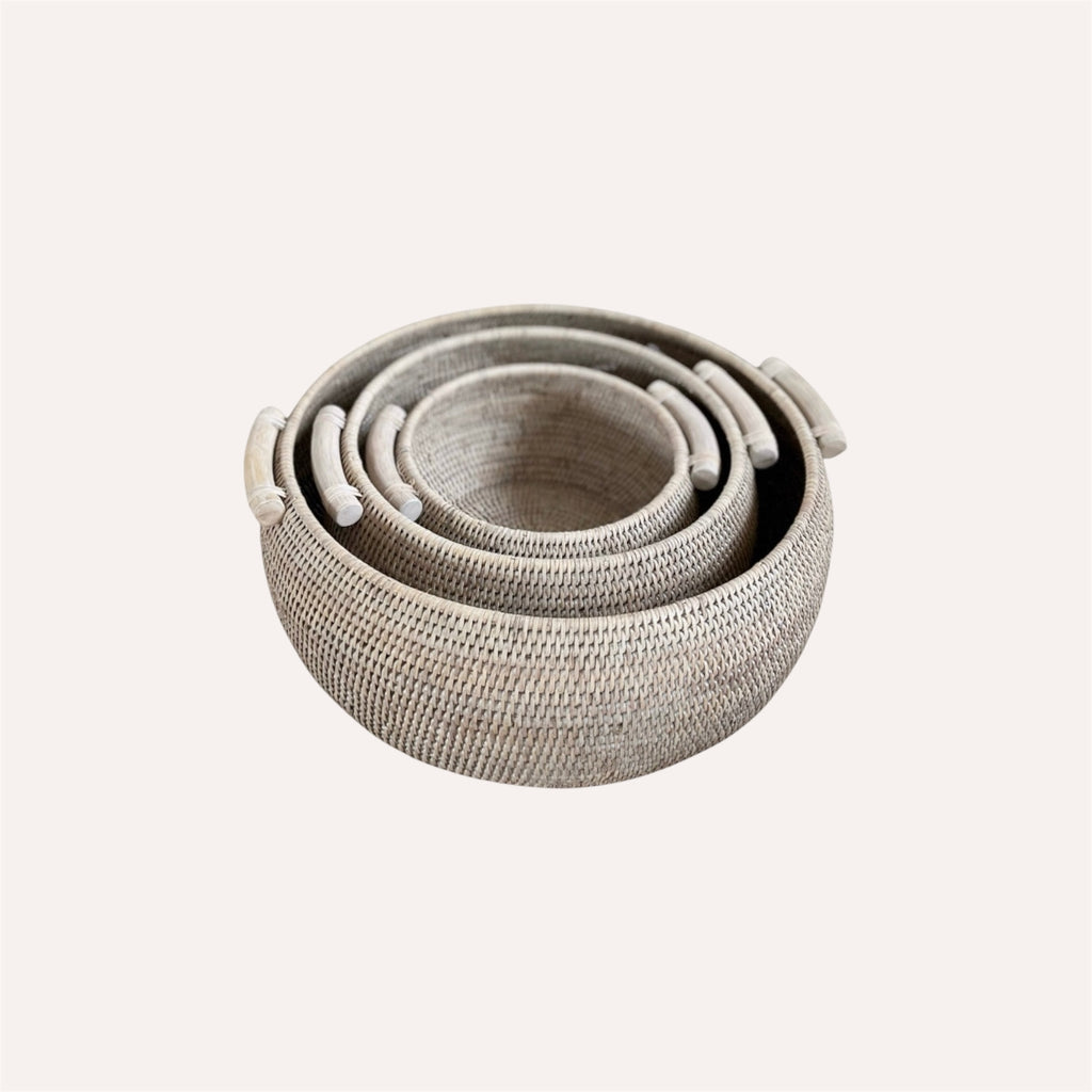 Round Rattan Basket