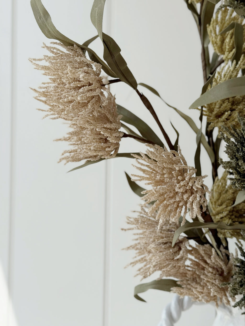 Natural Flocked Autumn Stem
