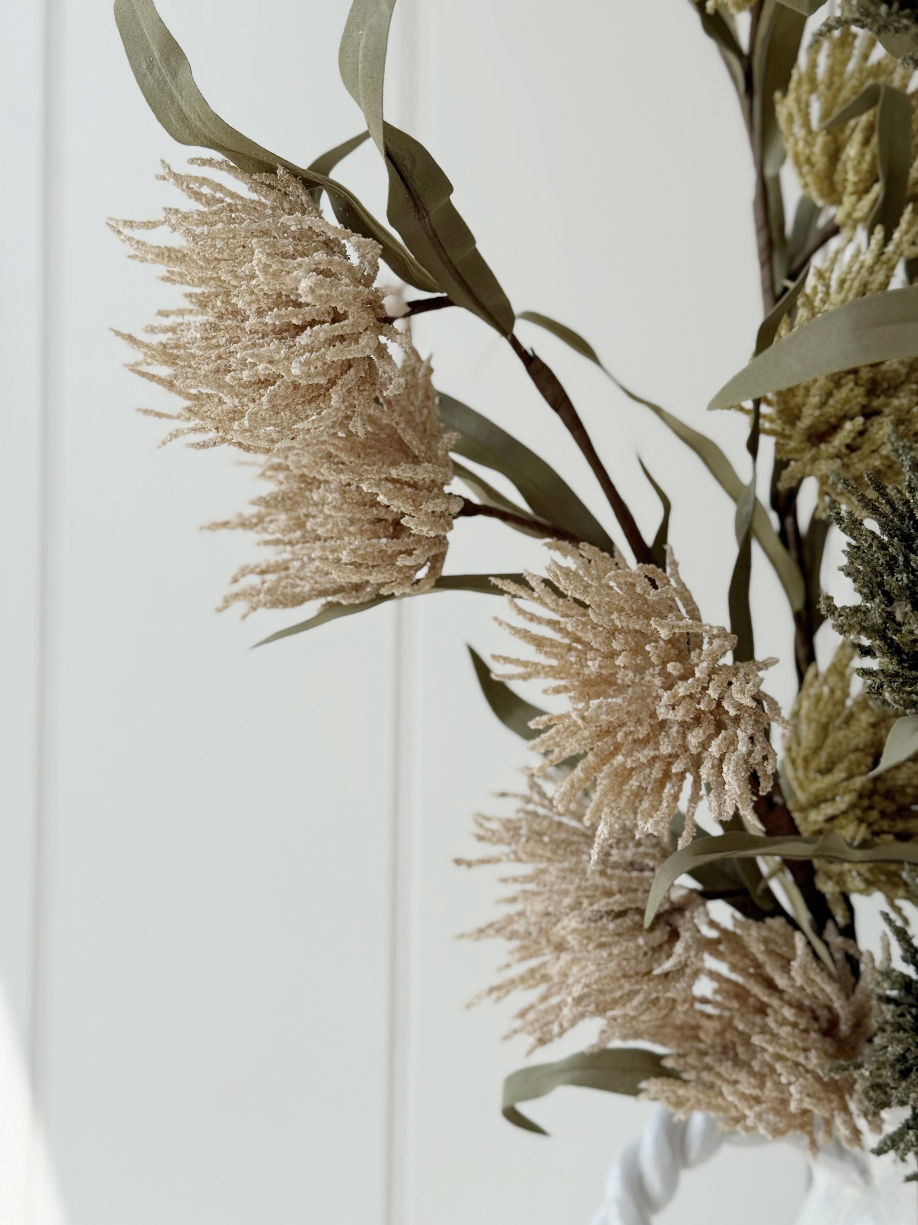 Natural Flocked Autumn Stem