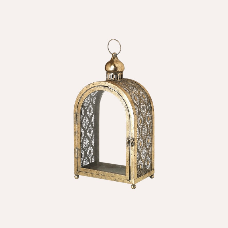 Large Gold Arch Lantern