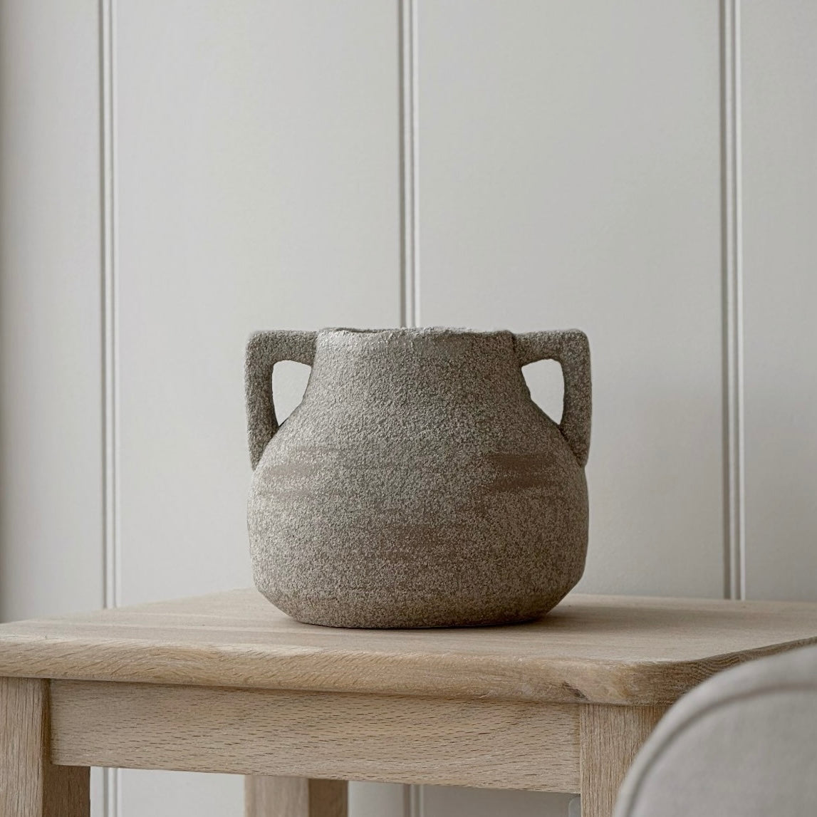 Rustic Ceramic Urn Vase
