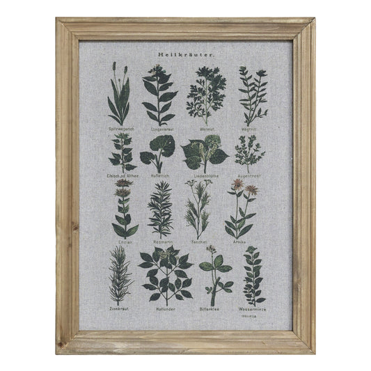 Wild Flowers Natural Framed Picture
