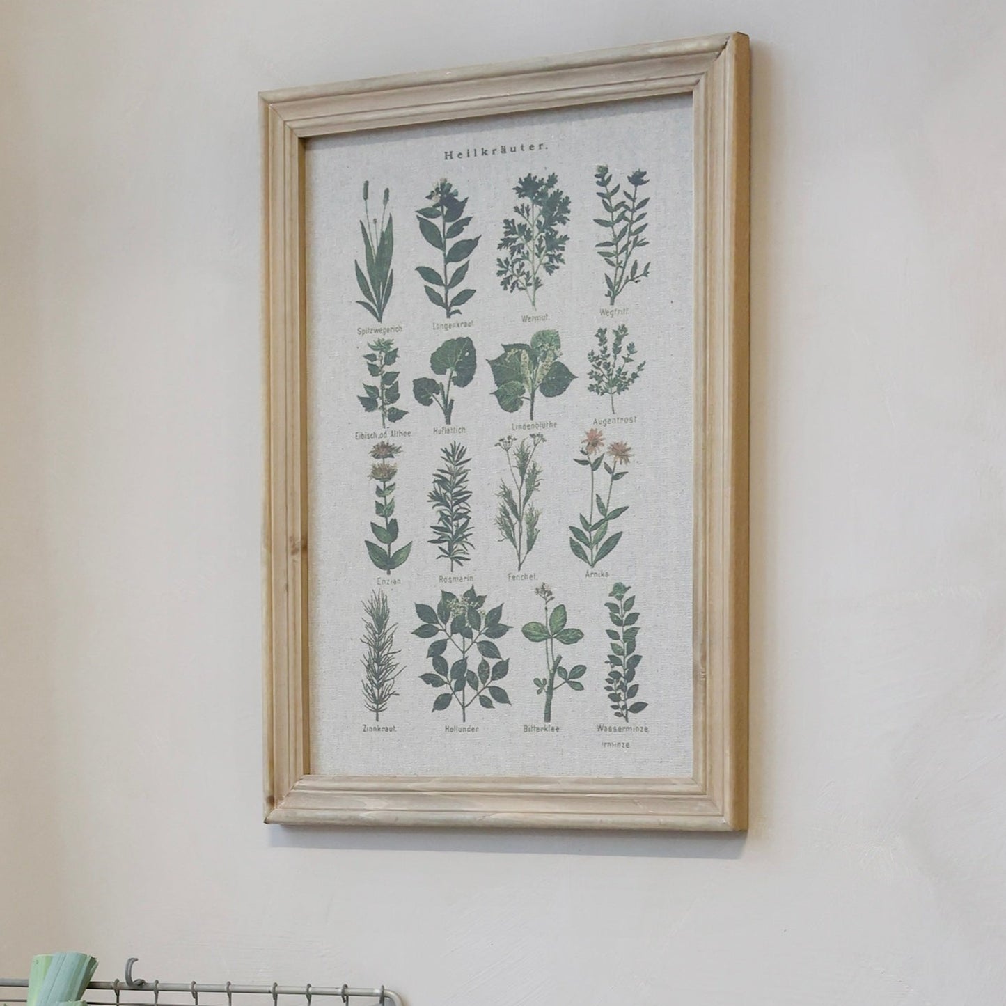 Wild Flowers Natural Framed Picture