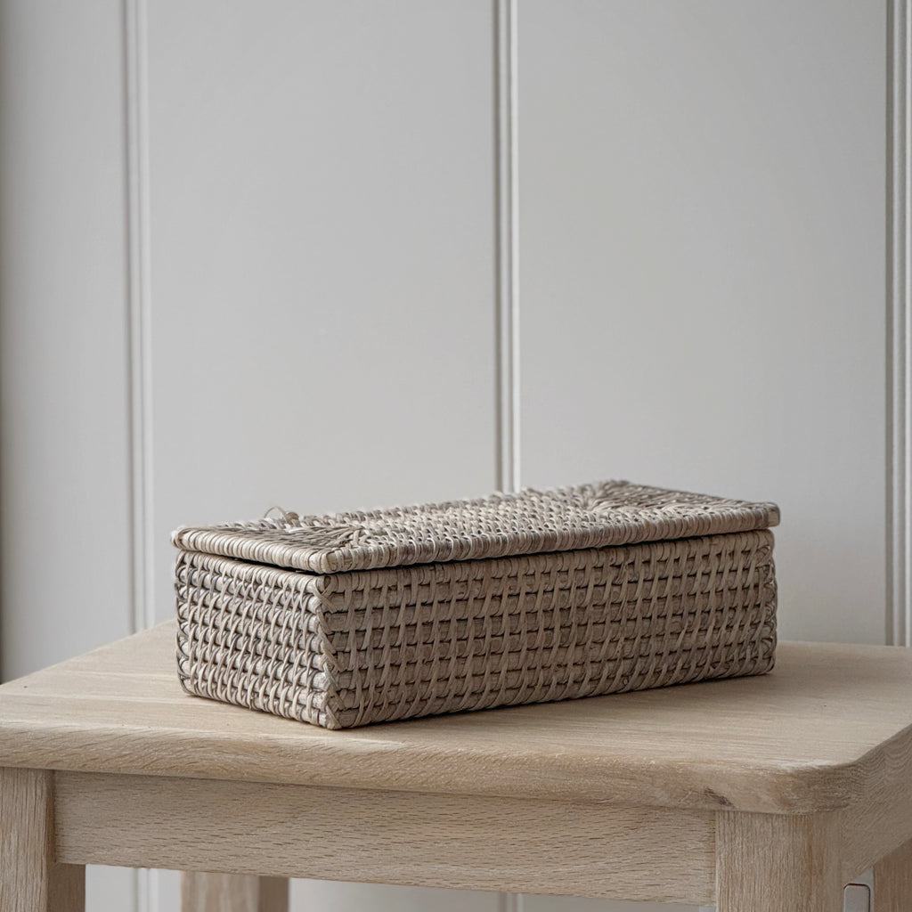 Rattan Desk Box