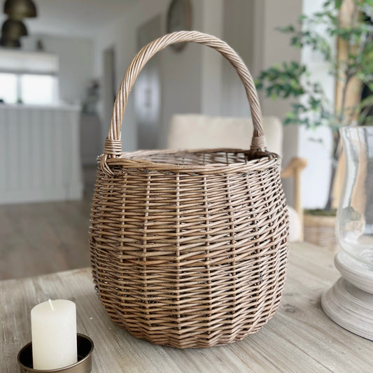 Round Willow Basket