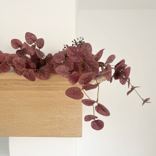 Burgundy Leaf Garland