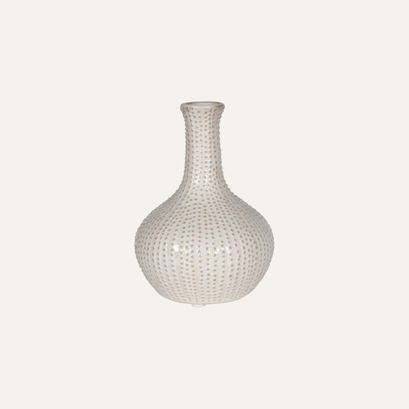 Cream Urchin Vase