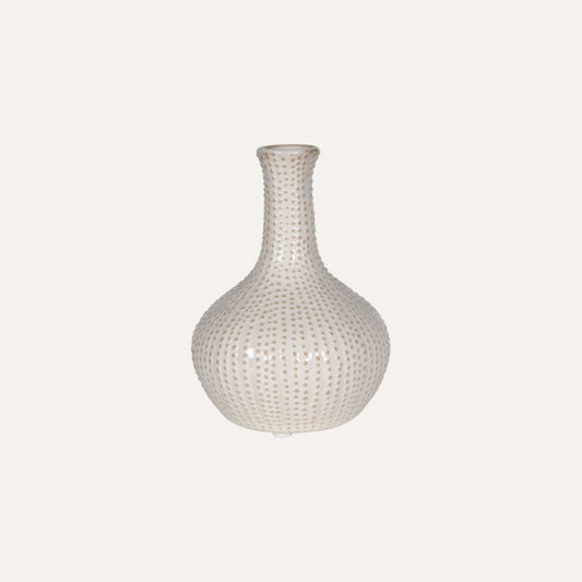 Cream Urchin Vase