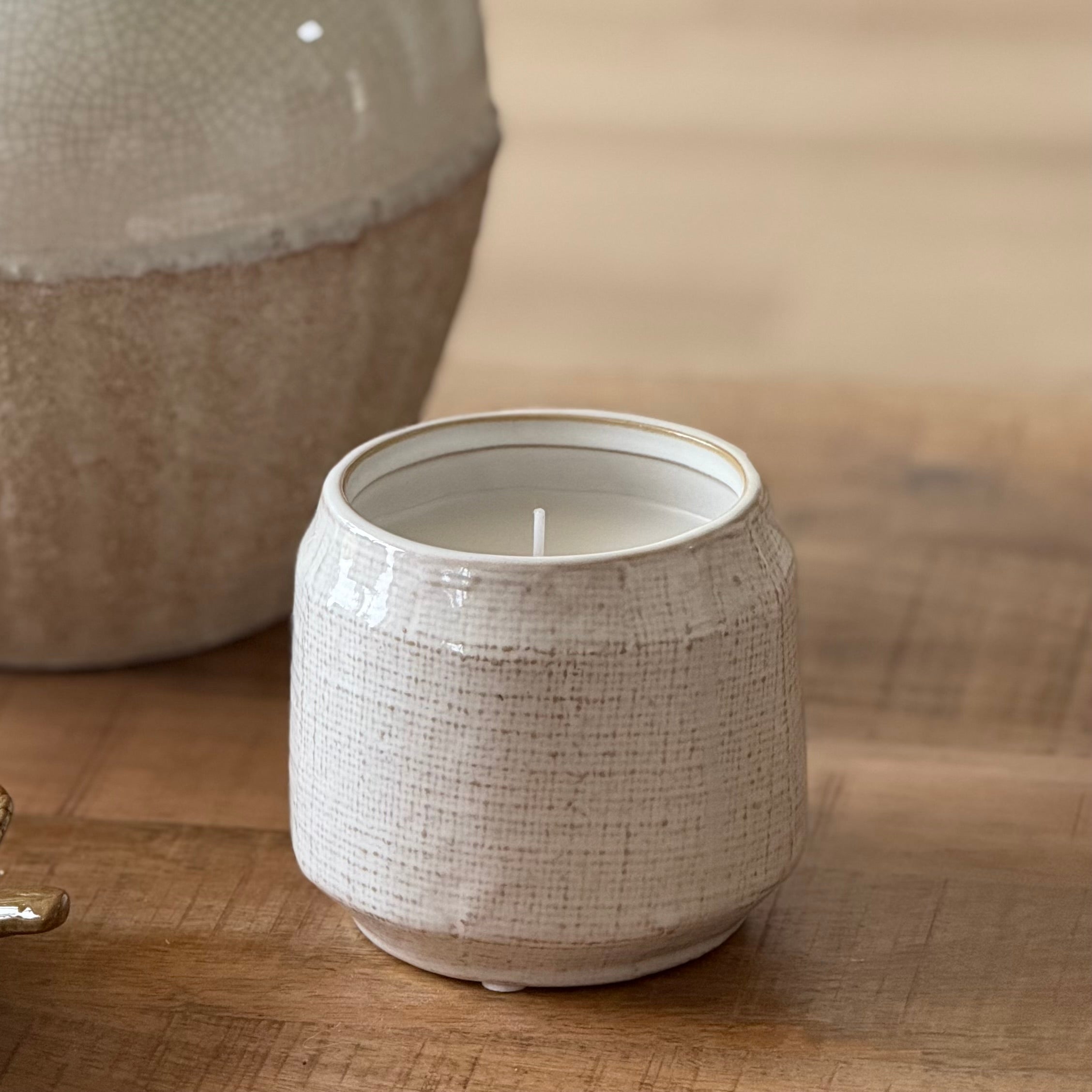 Ecru Candle