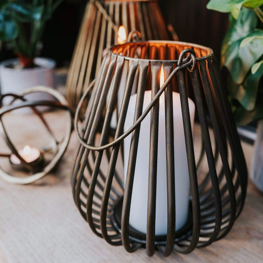 Bronze Teardrop Lantern