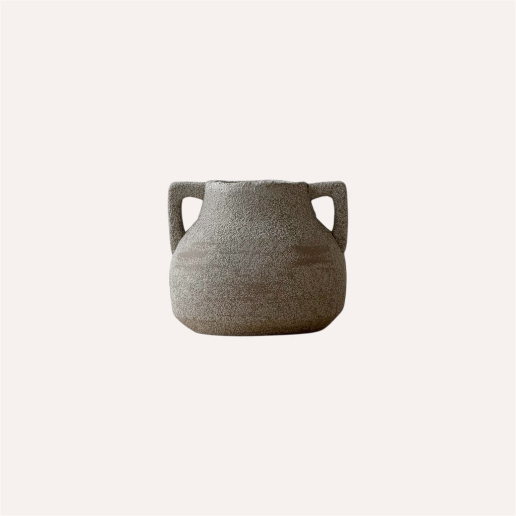 Rustic Ceramic Urn Vase
