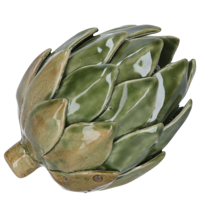 Green Ceramic Artichoke
