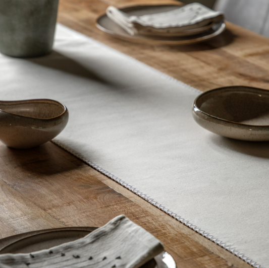 Linen Effect Table Runner