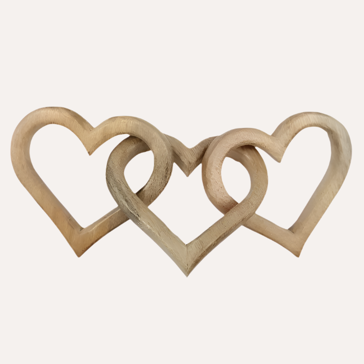 Wooden Heart Chain