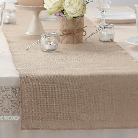 Hessian Table Runner