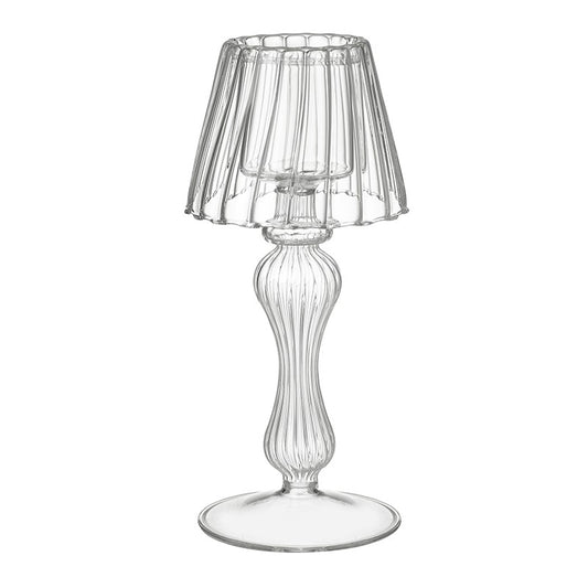 Glass Lamp T-Light Holder