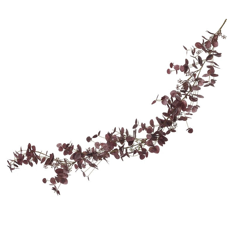 Burgundy Leaf Garland