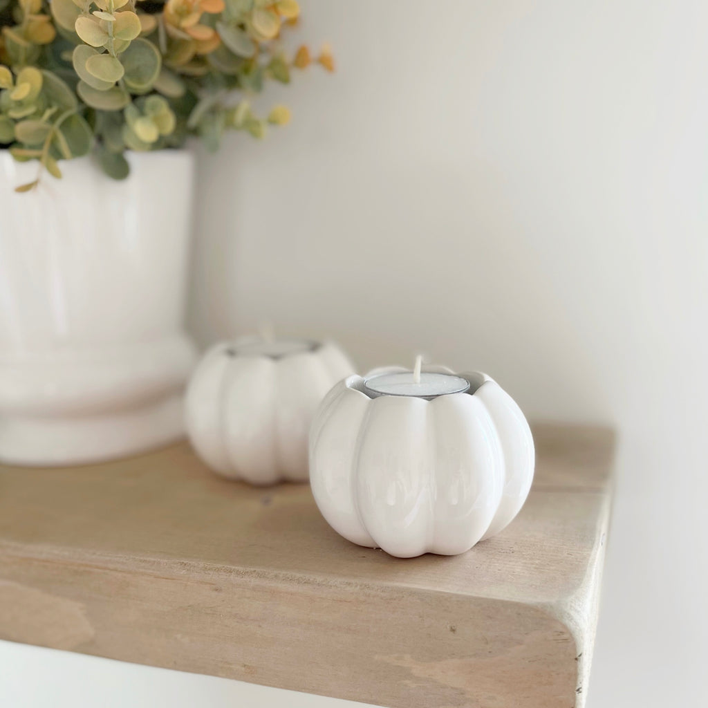 Set of Pumpkin T-Light Holder’s