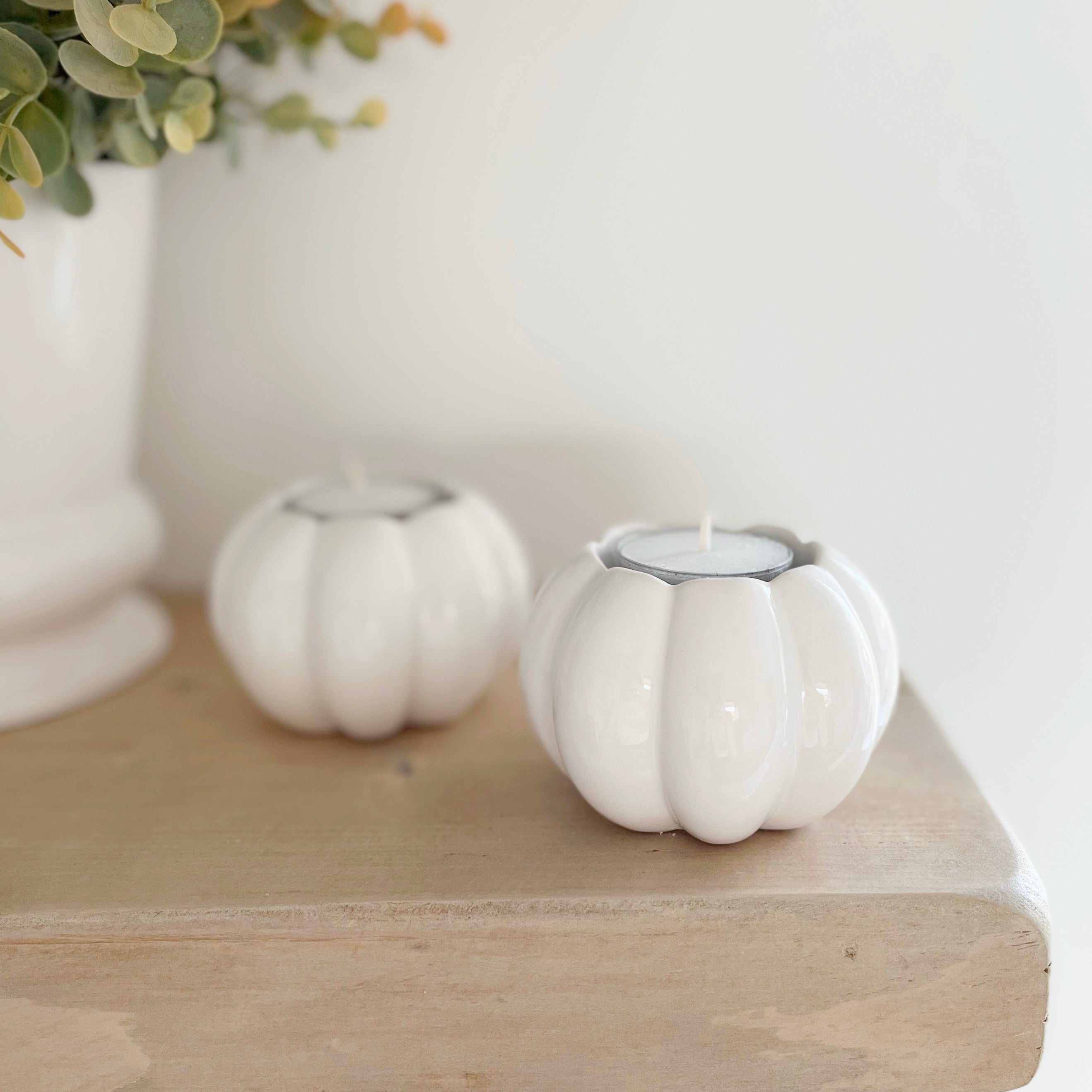 Set of Pumpkin T-Light Holder’s