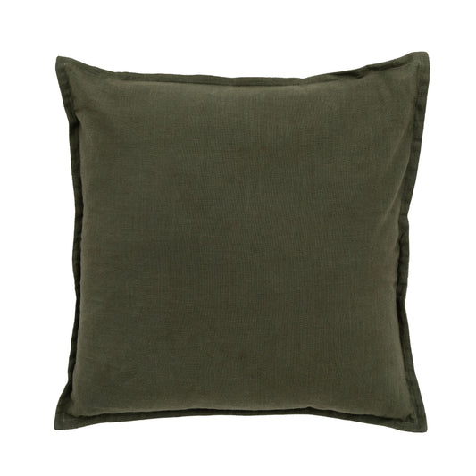 Khaki Linen Cushion