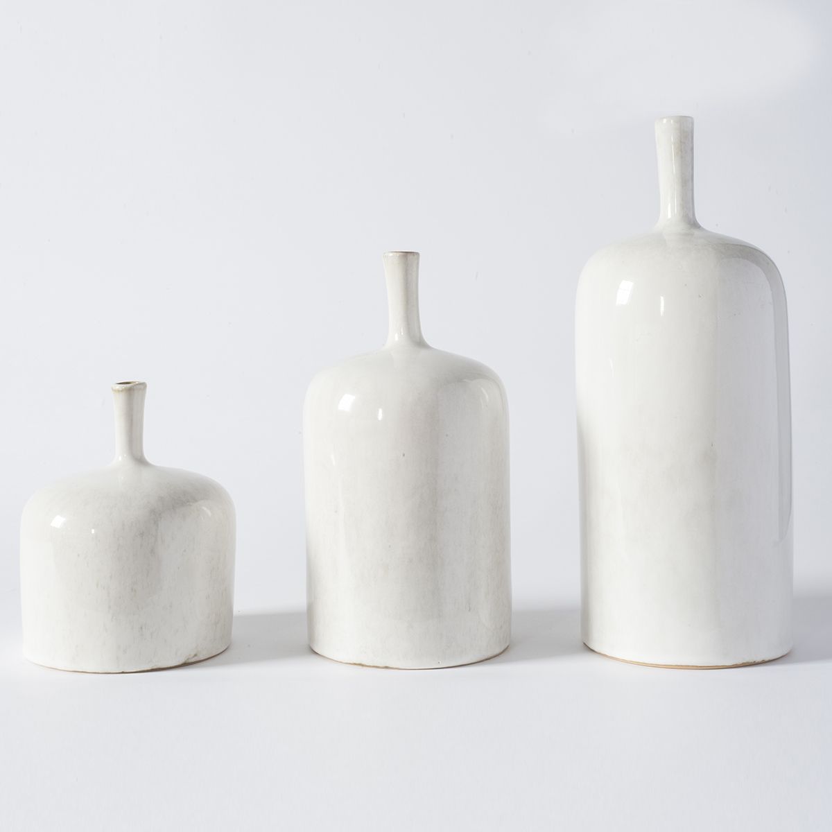 Set Of 3 Sienna Vases