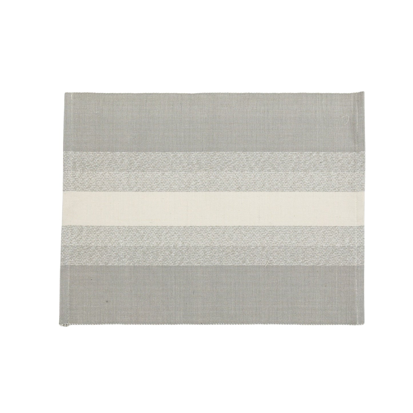Set Of 4 Ombre Grey Ribbed Placemat