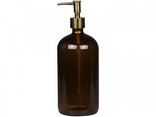 Mocca Glass Pump Bottle